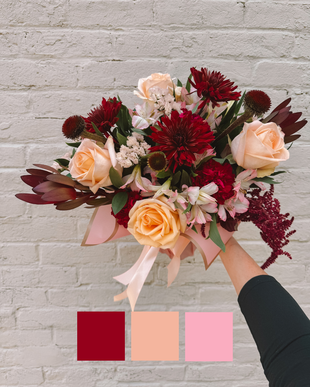 Sweater Weather- Designer's Choice Wrapped Vase Arrangement