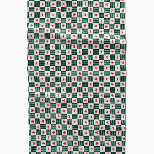 Jolly Grid Tea Towel