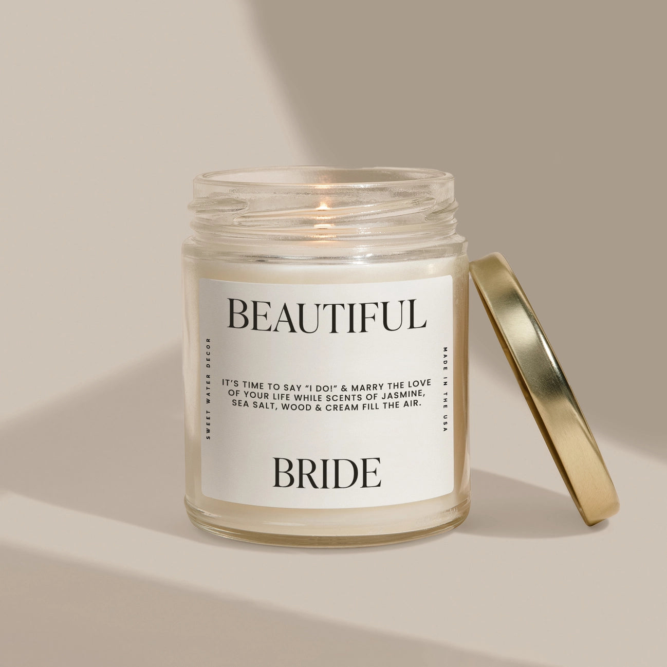 Beautiful Bride 9 oz Soy Candle - Gifts & Home Decor