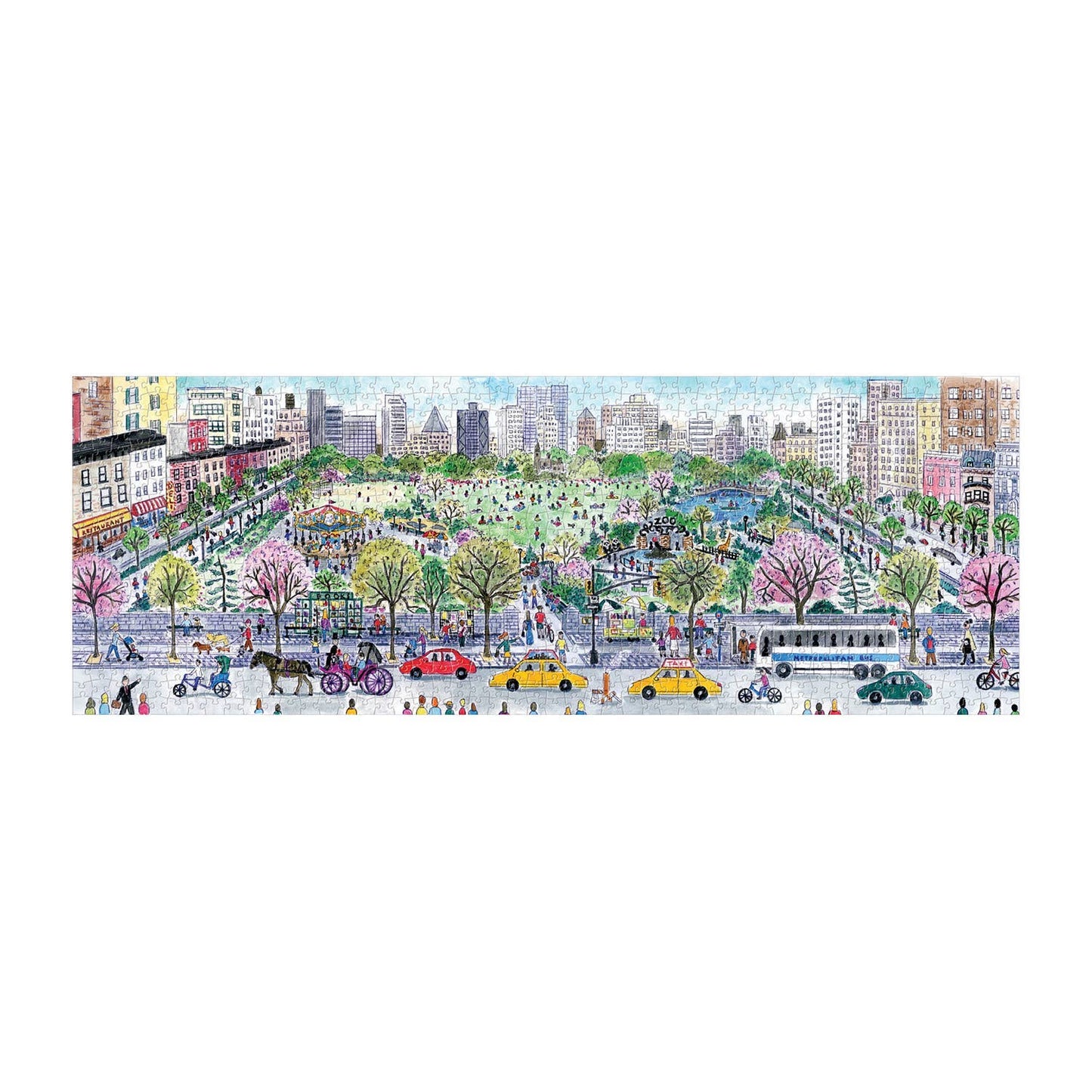 Cityscape 1000 Piece Panoramic Puzzle