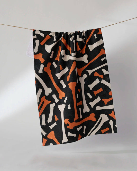 Scatter Bones Tea Towel