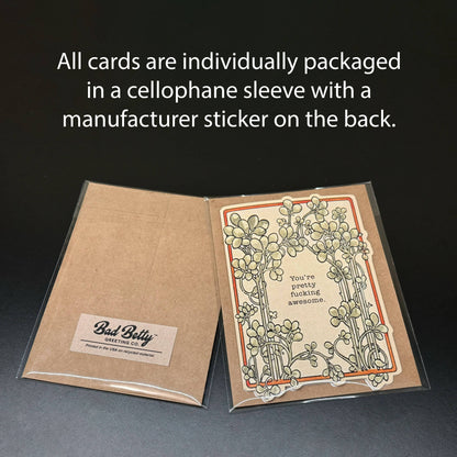 Funny Relationship Valentine Card - Milkshake Theme