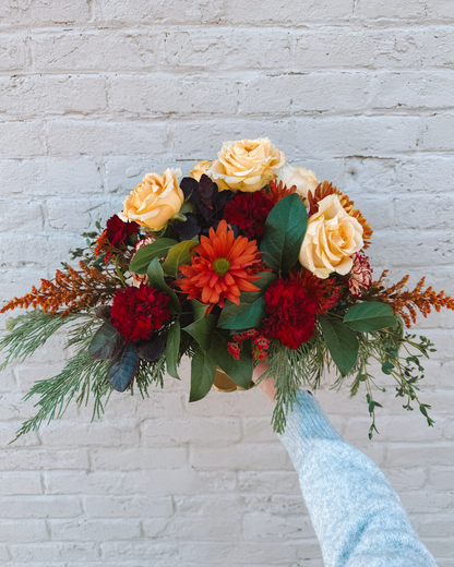 Thanksgiving Traditional Designer's Choice Centerpiece Arrangement