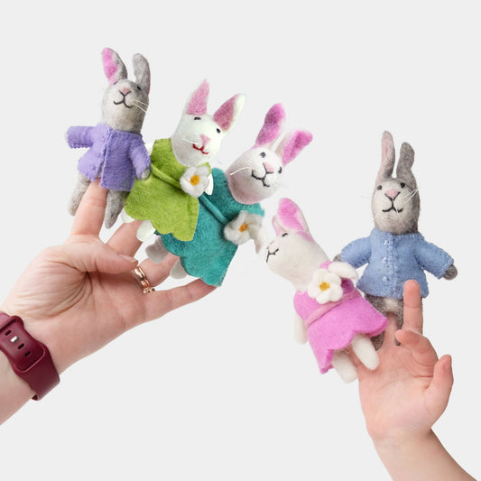 Finger Puppets - Bunny - Assorted