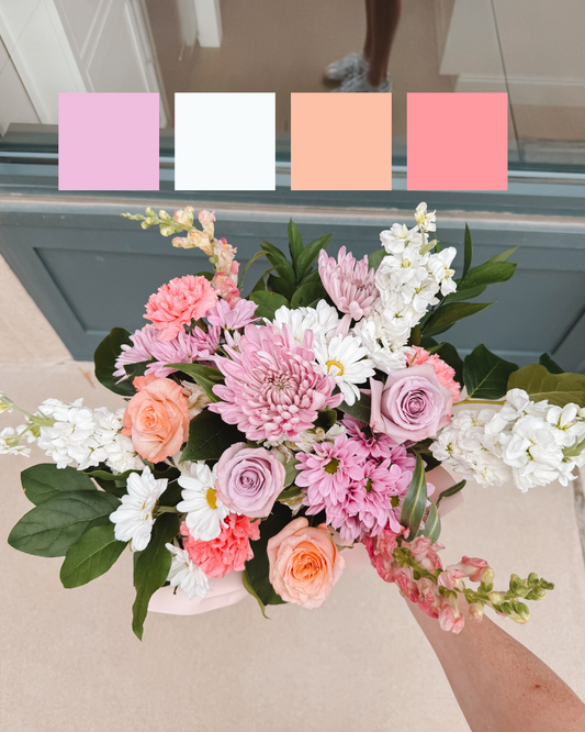 The Daphne- Designer's Choice Wrapped Vase Arrangement