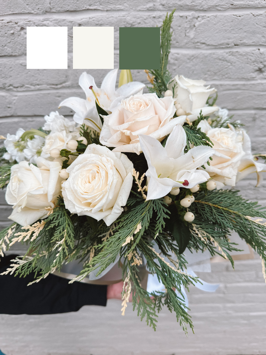 Snow Day Designer's Choice Flower Arrangement
