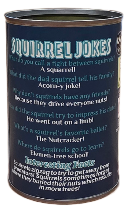 Canned Squirrel | Stuffed Animal Plush | Funny Jokes