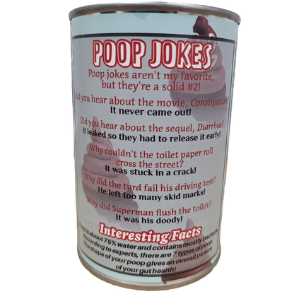 Canned Poop - Funny Gag Gift Dirty Santa White Elephant