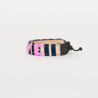 Mara Baule LOVE Bracelet - Bubblegum Pink