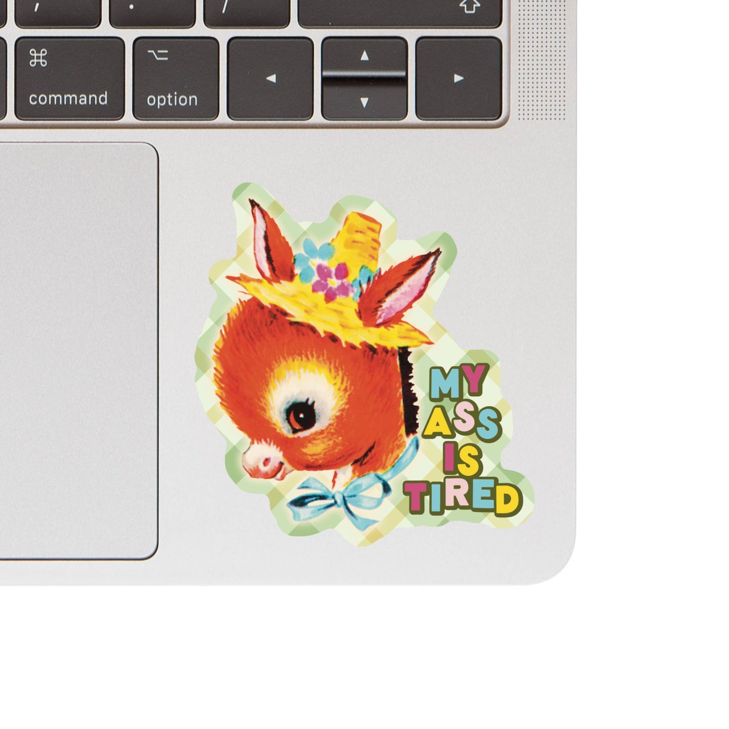 My Ass is Tired Funny Donkey High Quality Vinyl Sticker