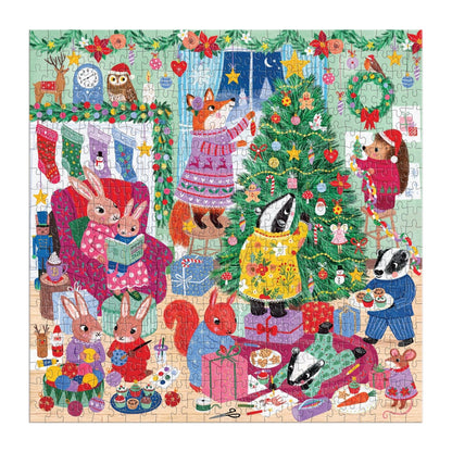 Evergreen Evening 500 Piece Family Puzzle