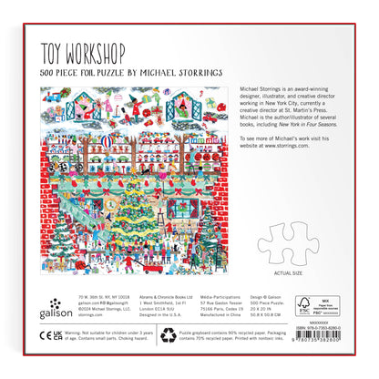 Michael Storrings Toy Workshop 500 Piece Foil Puzzle