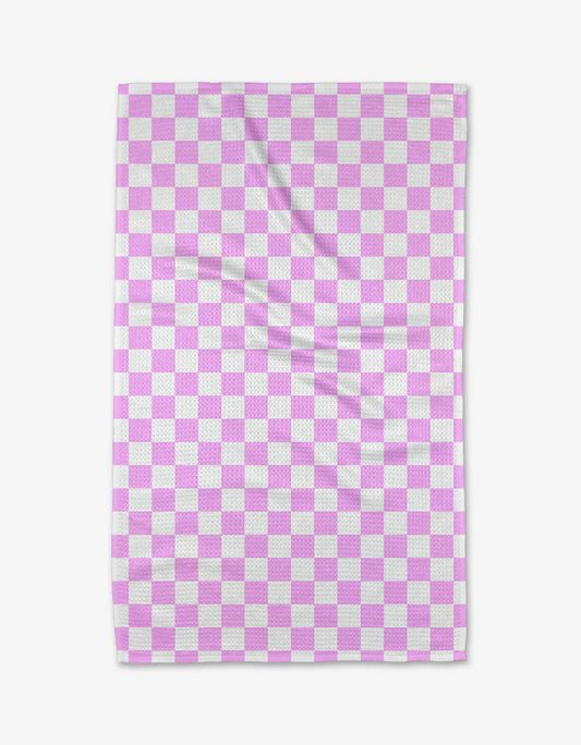 Checker Love Tea Towel