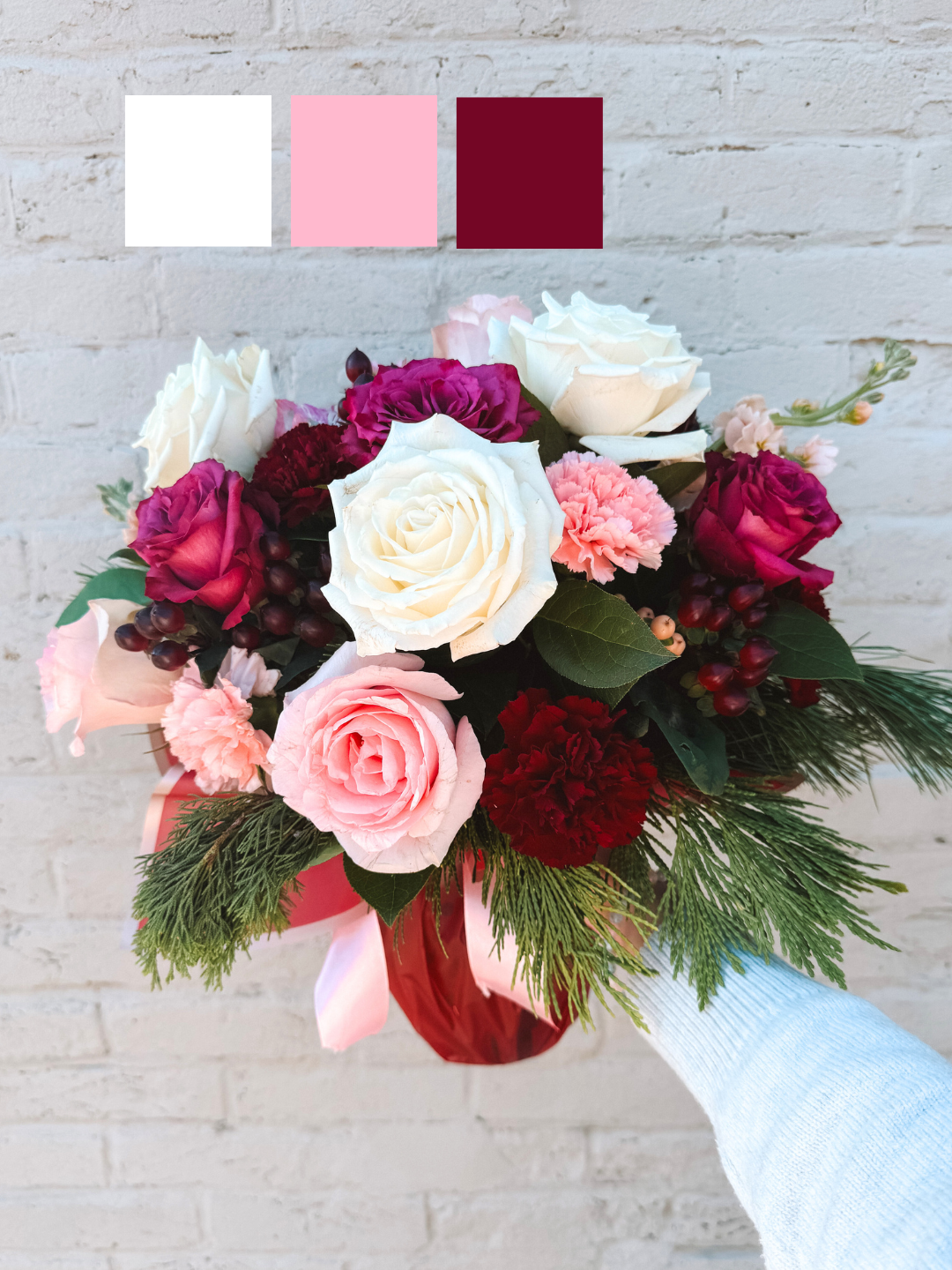 Sugar Plum Designer's Choice Flower Arrangement