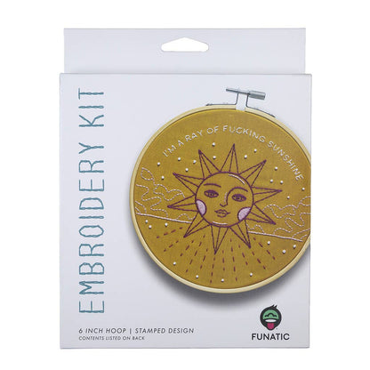 I'm A Ray Of Fucking Sunshine Embroidery Kit | Funatic