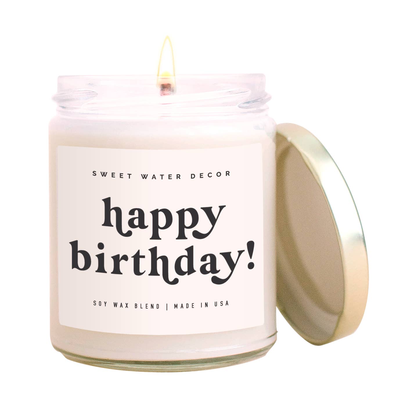 Happy Birthday 9 oz Soy Candle - Home Decor & Gifts