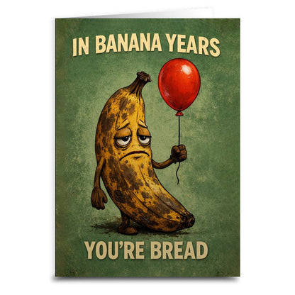 In Banana Years You're Bread Birthday Card