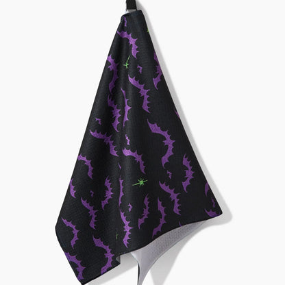 Dark Night Bats Tea Towel