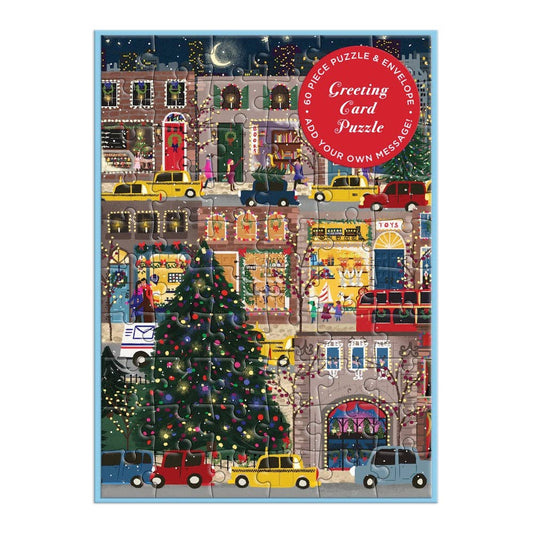 Winter Lights Greeting Card Puzzle