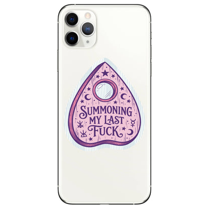 Summoning My Last Fuck Funny Cute High Quality Vinyl Sticker