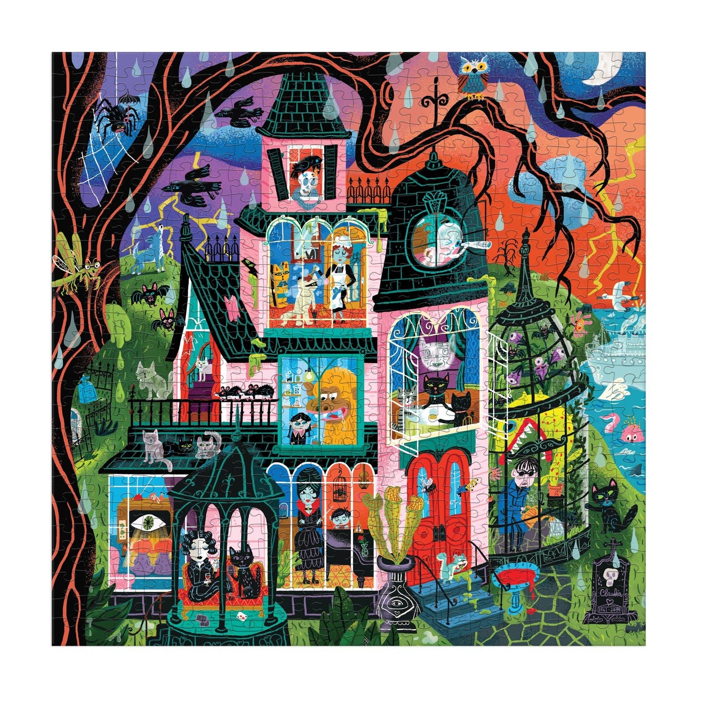 Monster Mansion 500 Piece Family Puzzle