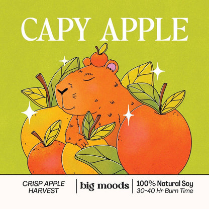 "Capy Apple" Crisp Apple - Soy Candle