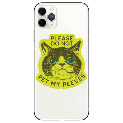Funny Kitty Cat Goofy Humor High Quality Vinyl Sticker