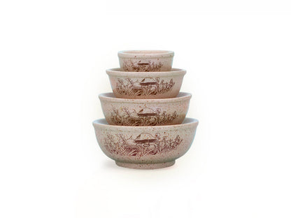 Mini Pyrex-Inspired Mixing Bowls – Retro Stackable Set