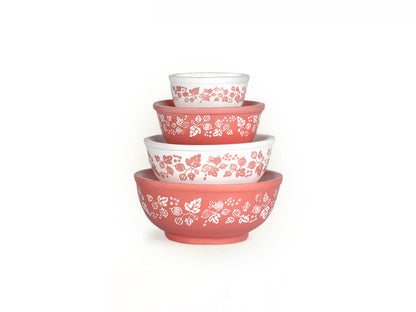 Mini Pyrex-Inspired Mixing Bowls – Retro Stackable Set