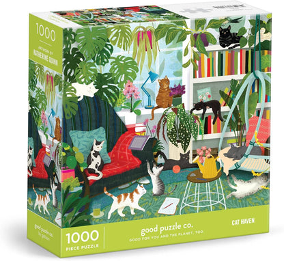 Cat Haven 1000 Piece Puzzle