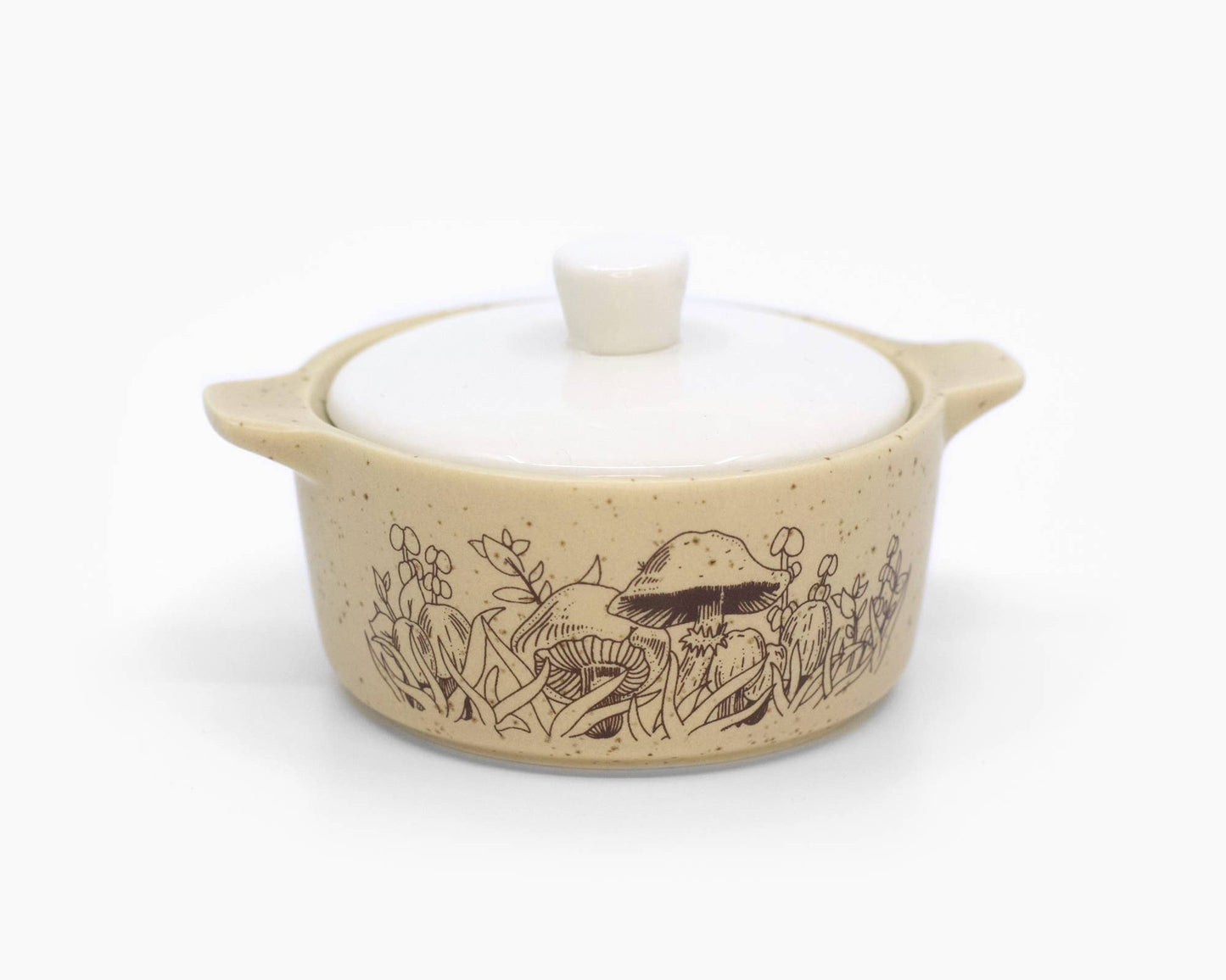 Pyrex-Inspired Forest Fancies Casserole Ceramic Trinket Box