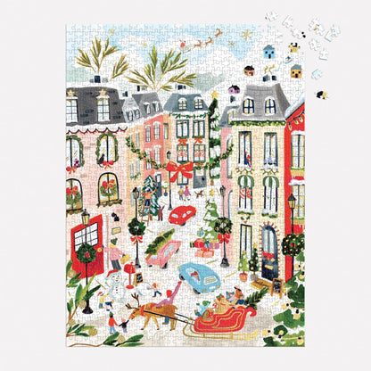 Merriest Village 1000 Piece Foil Puzzle