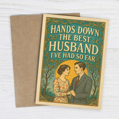 Best Husband So Far – Funny Anniversary Card
