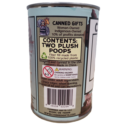 Canned Poop - Funny Gag Gift Dirty Santa White Elephant