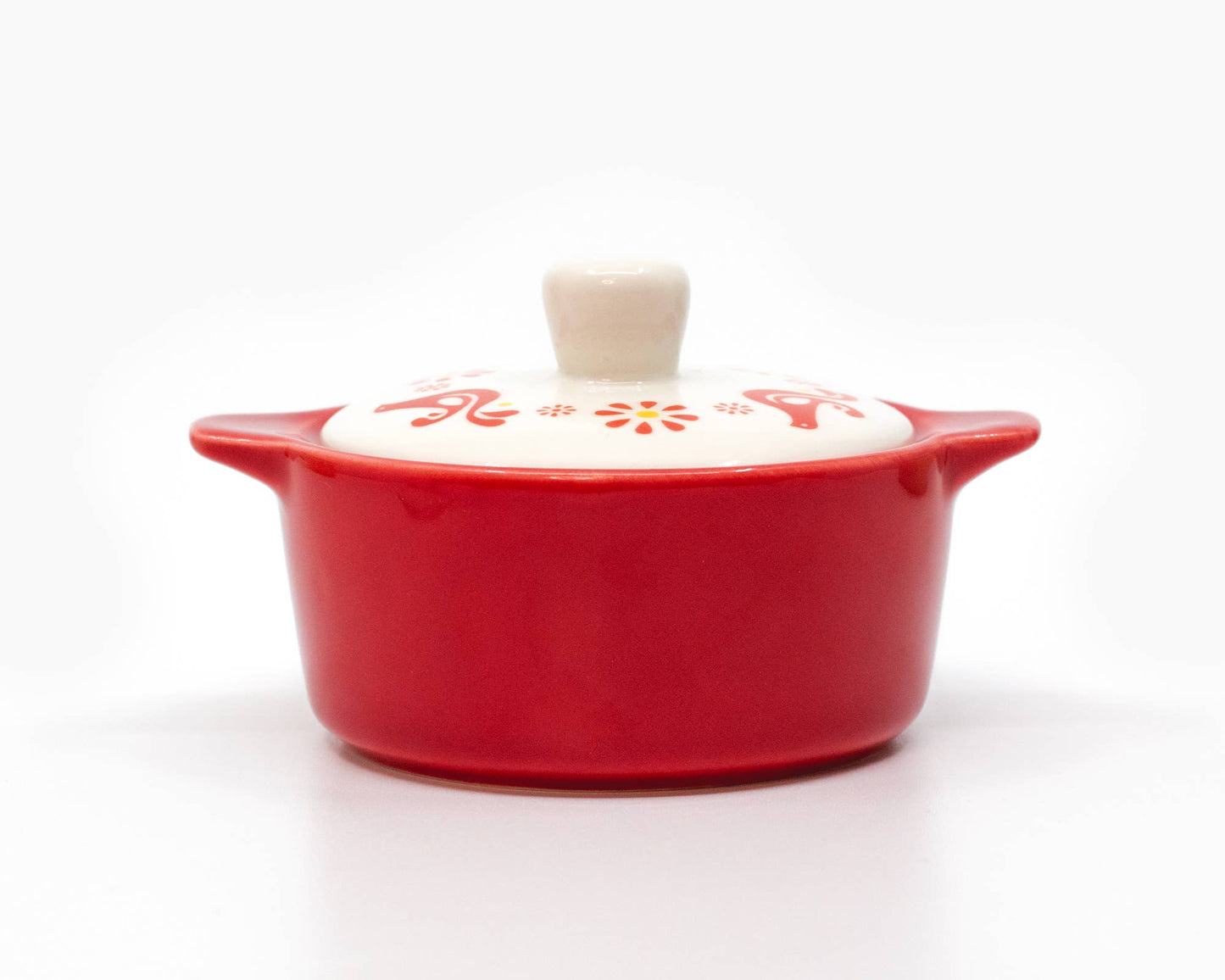 Pyrex-Inspired Friendship Casserole Ceramic Trinket Box