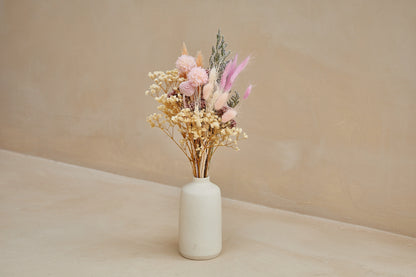 Petite Dried Flower Bouquet- Pink