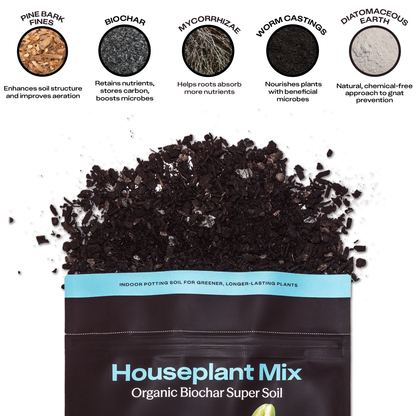4qt Organic Houseplant Mix for Potted Plants