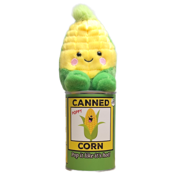 Canned Corn | Stuffed Animal Plush w/Funny Jokes