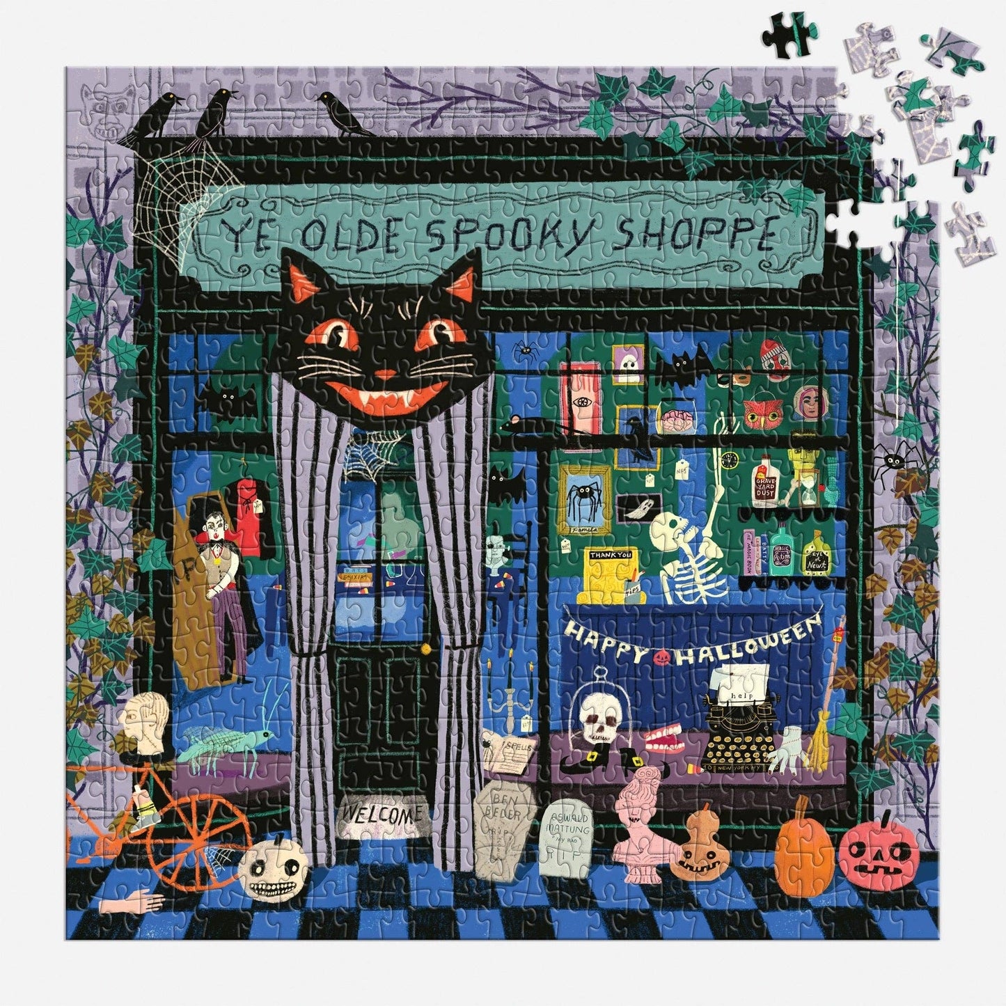 Ye Olde Spooky Shoppe 500 Piece Puzzle
