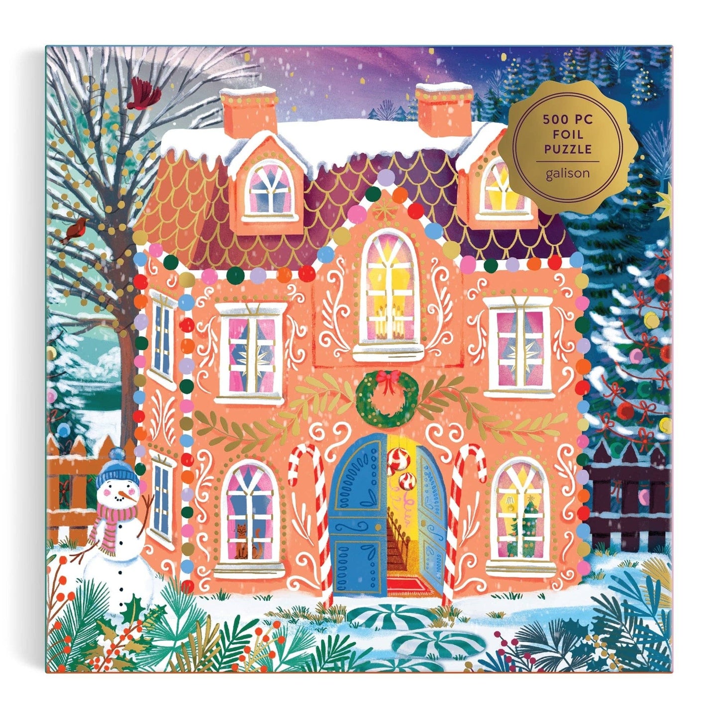 Home Sweet Holidays 500 Piece Foil Puzzle