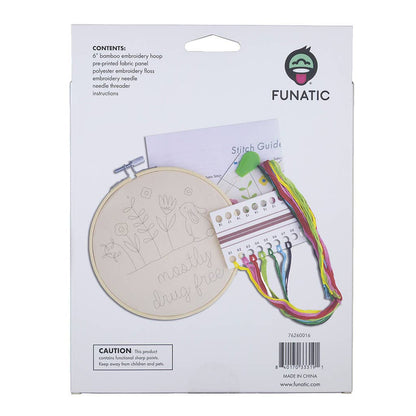 Mostly Drug Free Embroidery Kit